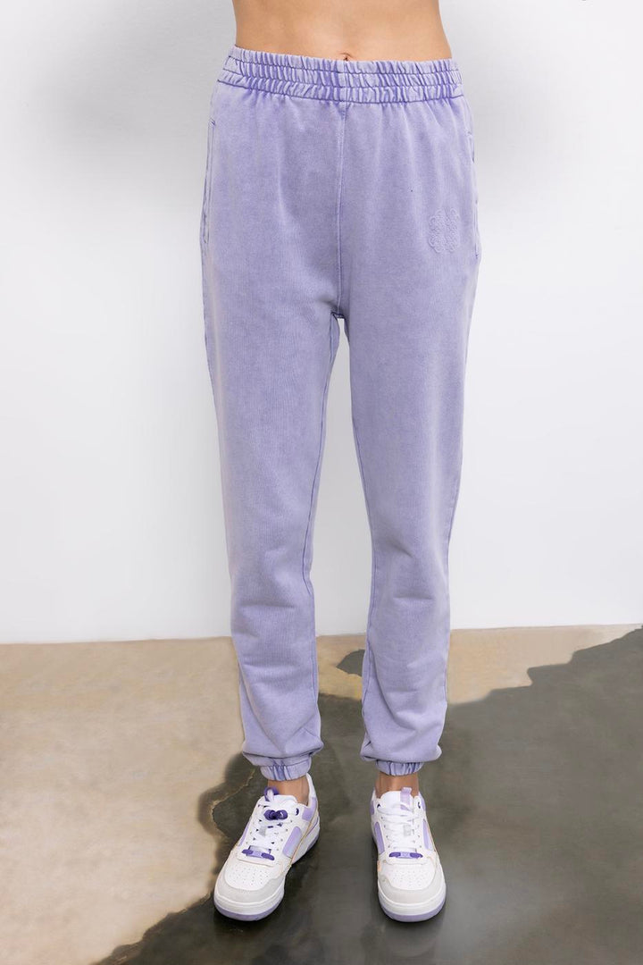 BSL Women Jogger Acid Wash Trousers - Puertollano