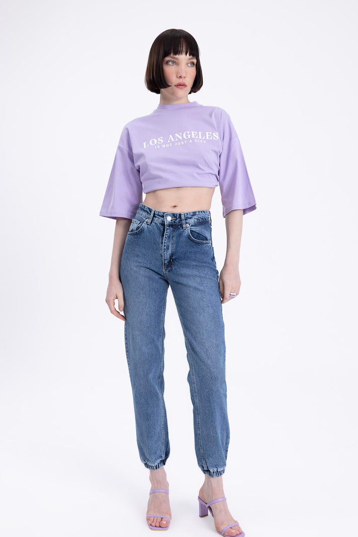 BSL Women Denim Jogger Pants - Wake Forest