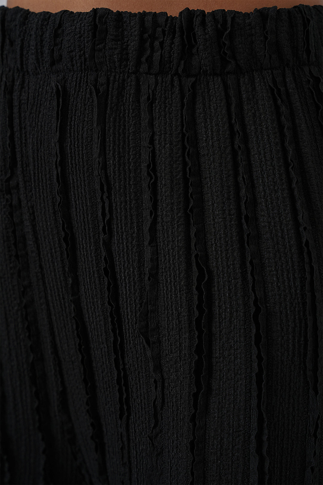 BGD Women Women's Textured Stretch Knit Pants 30057 - Black - Pensacola