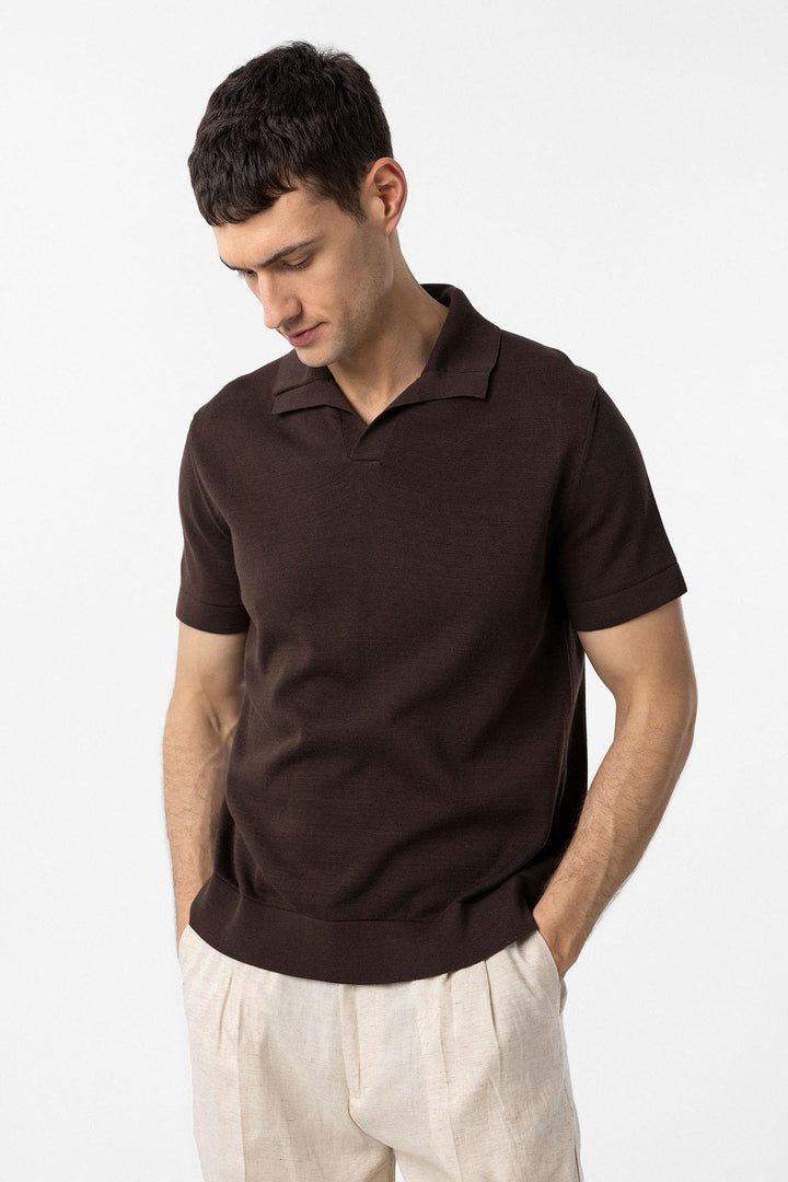 ANT Antioch Coffee 100% Cotton Crew Neck Sweater T-Shirt - Champaign
