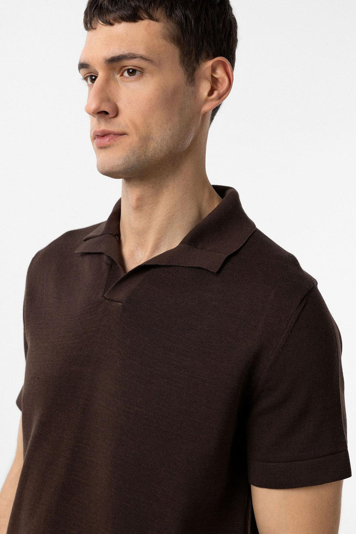 ANT Antioch Coffee 100% Cotton Crew Neck Sweater T-Shirt - Champaign