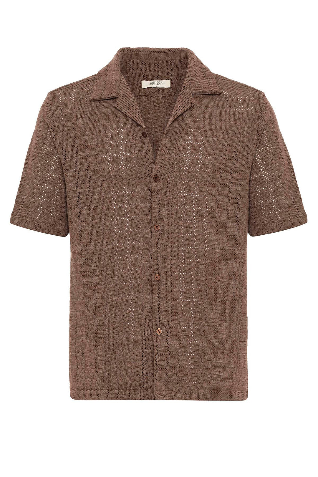 ANT Apache Collar Square Knitted Men's Shirt - Turin