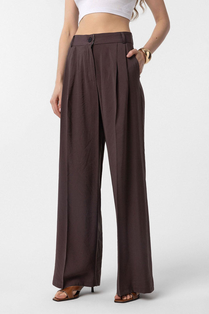 ANT Antioch Coffee Double-Breasted Women's Pants - Egg Harbor