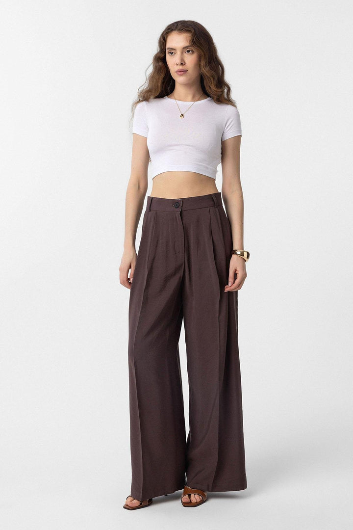ANT Antioch Coffee Double-Breasted Women's Pants - Egg Harbor