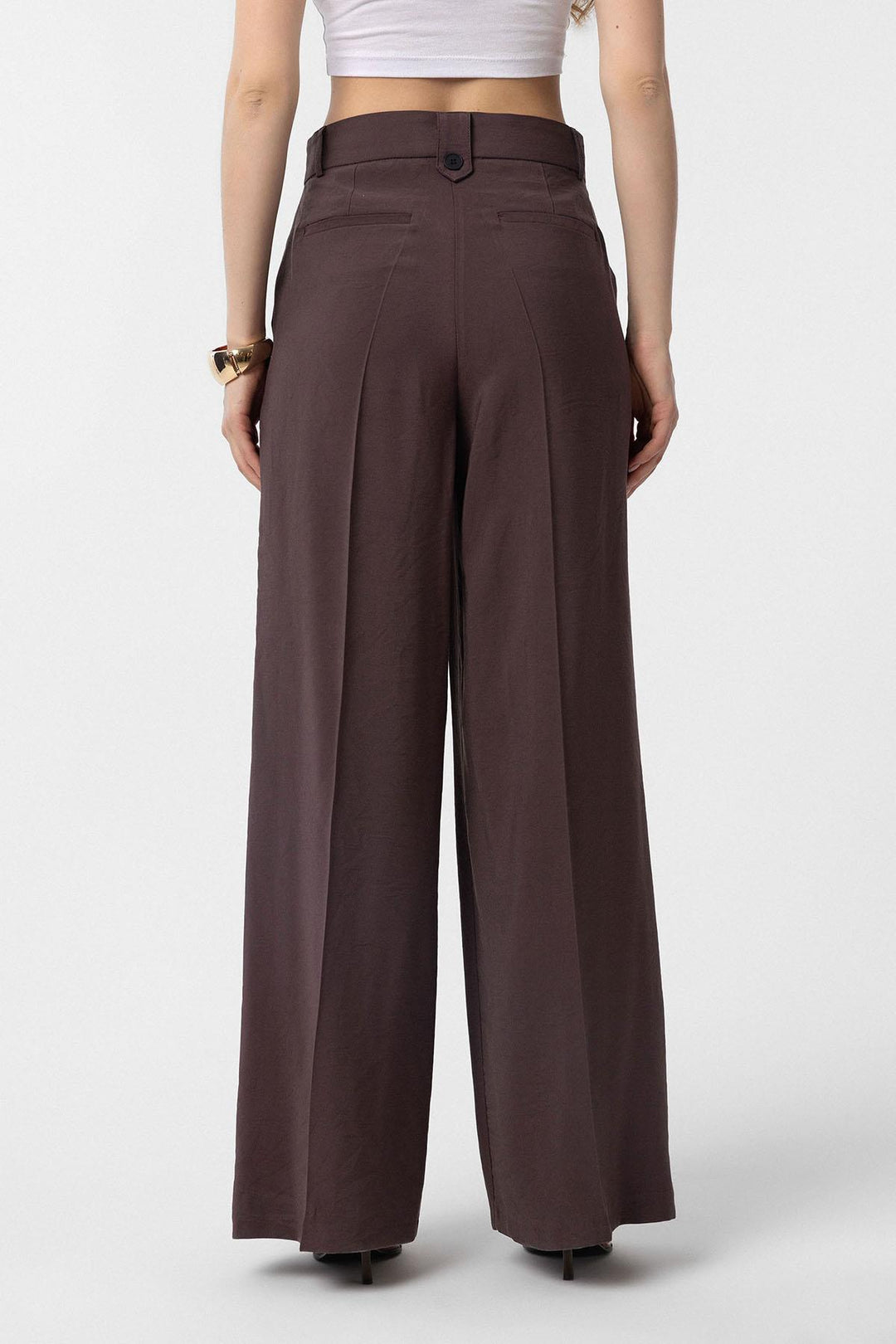 ANT Antioch Coffee Double-Breasted Women's Pants - Egg Harbor
