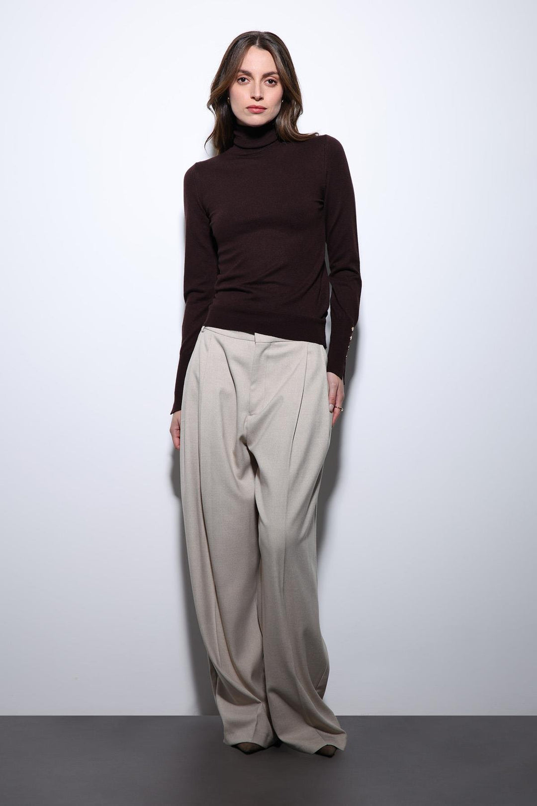 ANT Antioch Coffee Turtleneck Sweater - Sumy