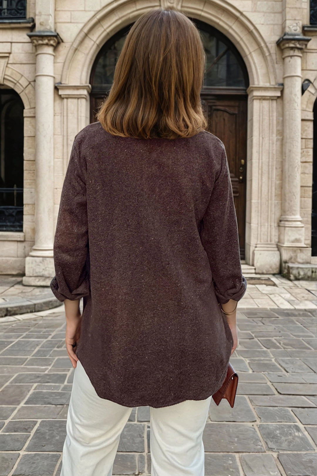 Coffee Stamp Oversize Double Pocket Jacket Shirt BCBSK-25700-3275 - Castrop-Rauxel