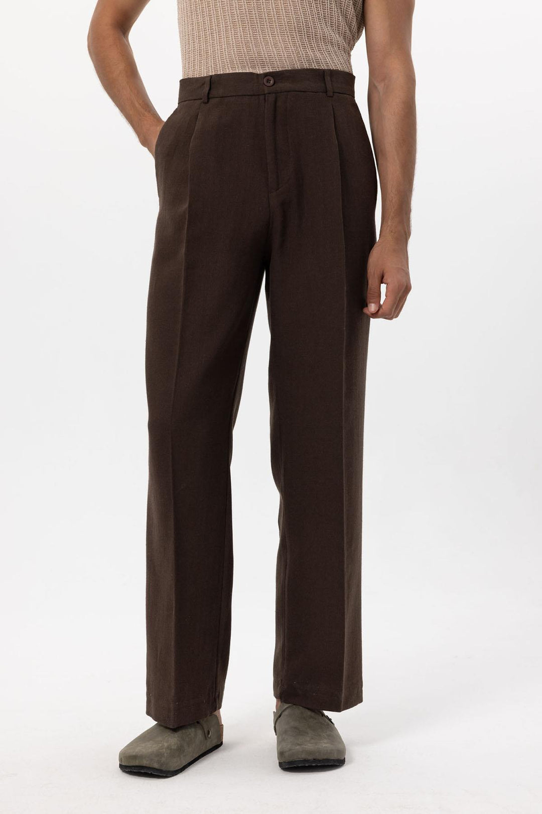 ANT Men's Linen Blend Baggy Pants - Buderim