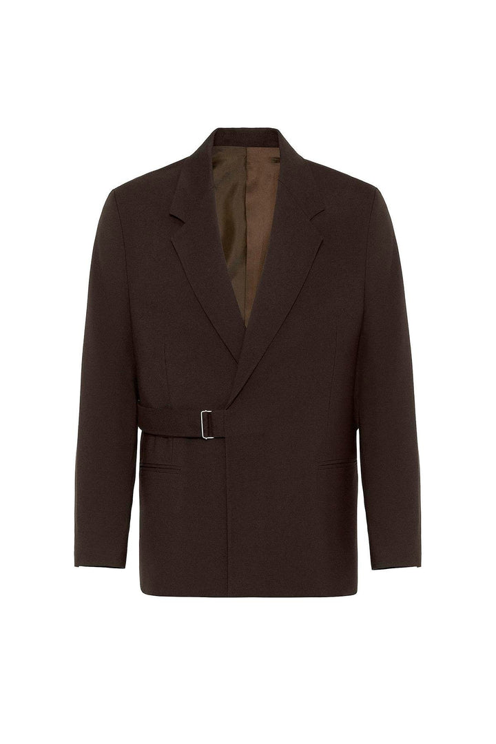 ANT Antioch Coffee Striped Relax Fit Men's Blazer Jacket - Bridgwater