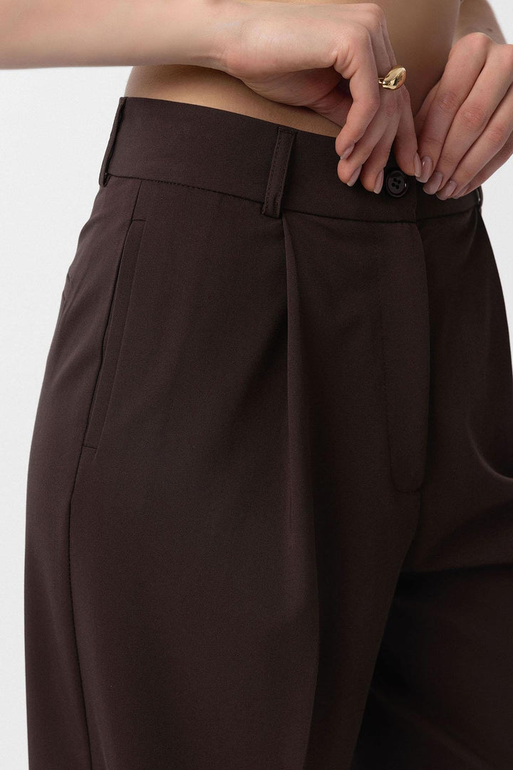 ANT Antioch Coffee High-Waisted Women's Pants - Rome