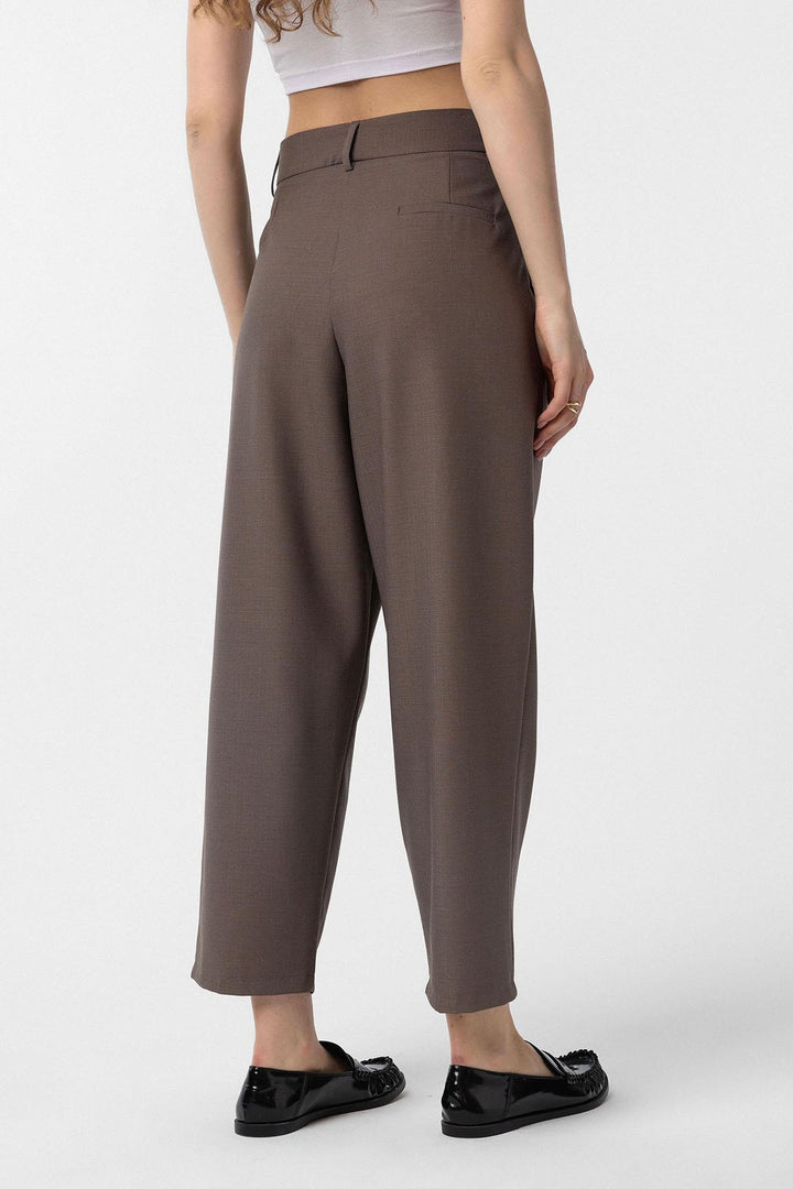ANT Antioch Coffee Pilili Soft Ankle-Length Women's Pants - Myrhorod