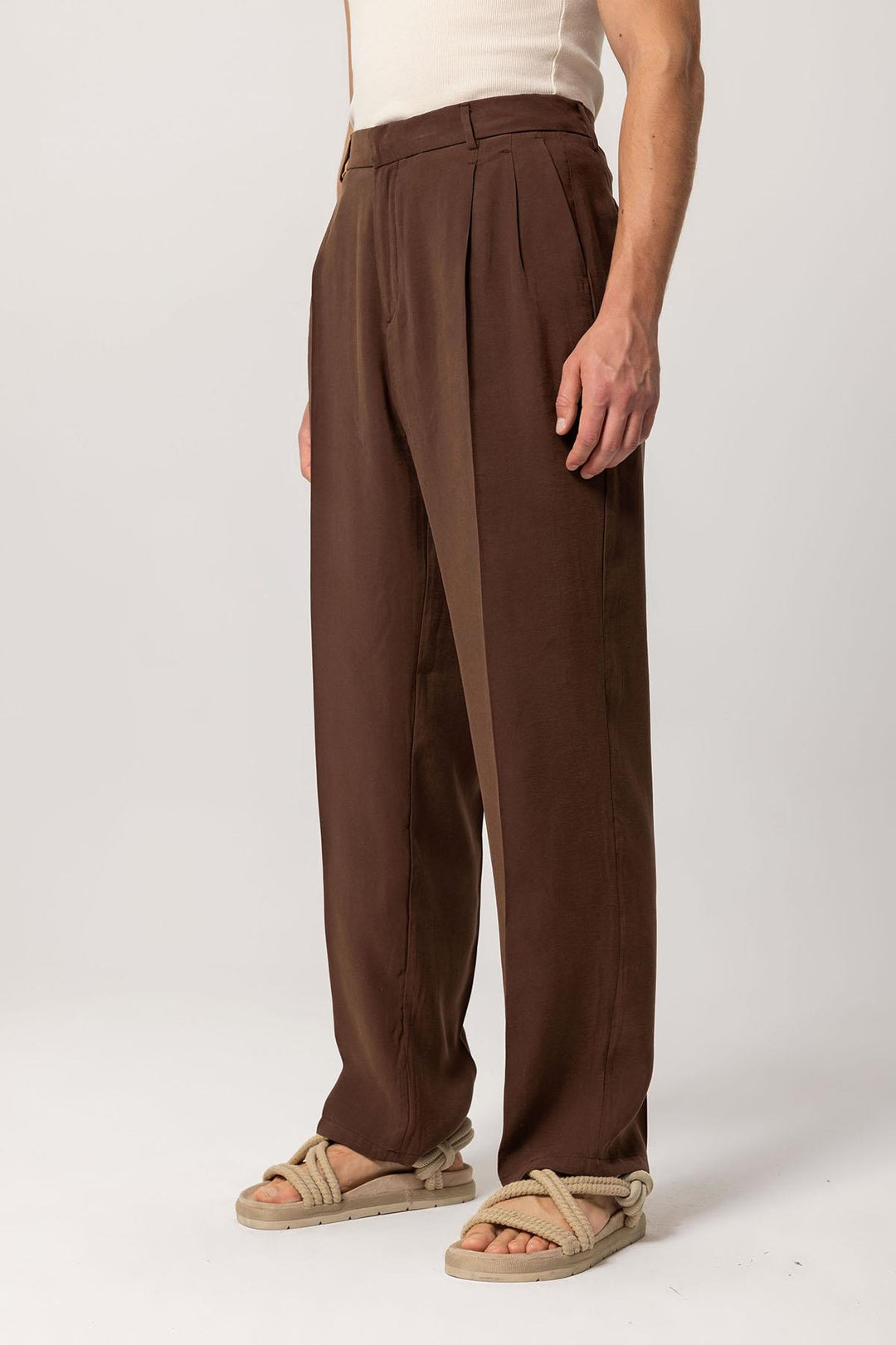 ANT High Waist Pleated Baggy Men's Pants - San Vicente de Baracaldo