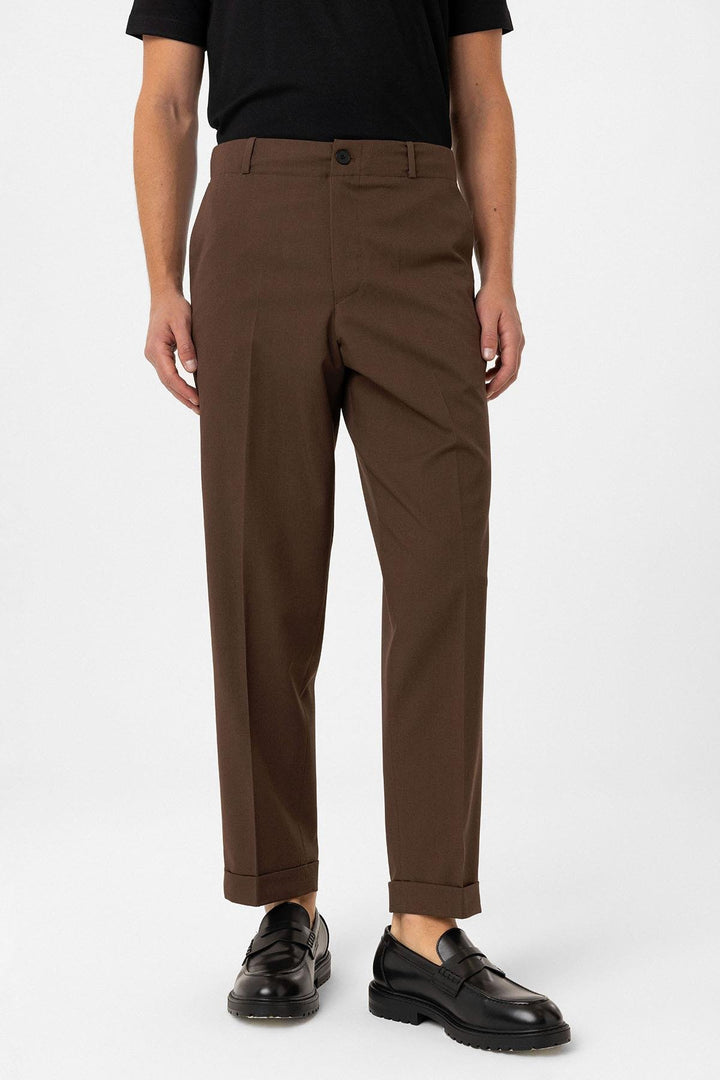 ANT Antioch Coffee High Waist Straight Fit Men's Pants - St. Cloud