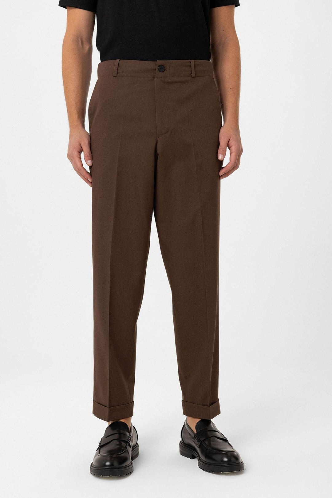 ANT Antioch Coffee High Waist Straight Fit Men's Pants - St. Cloud