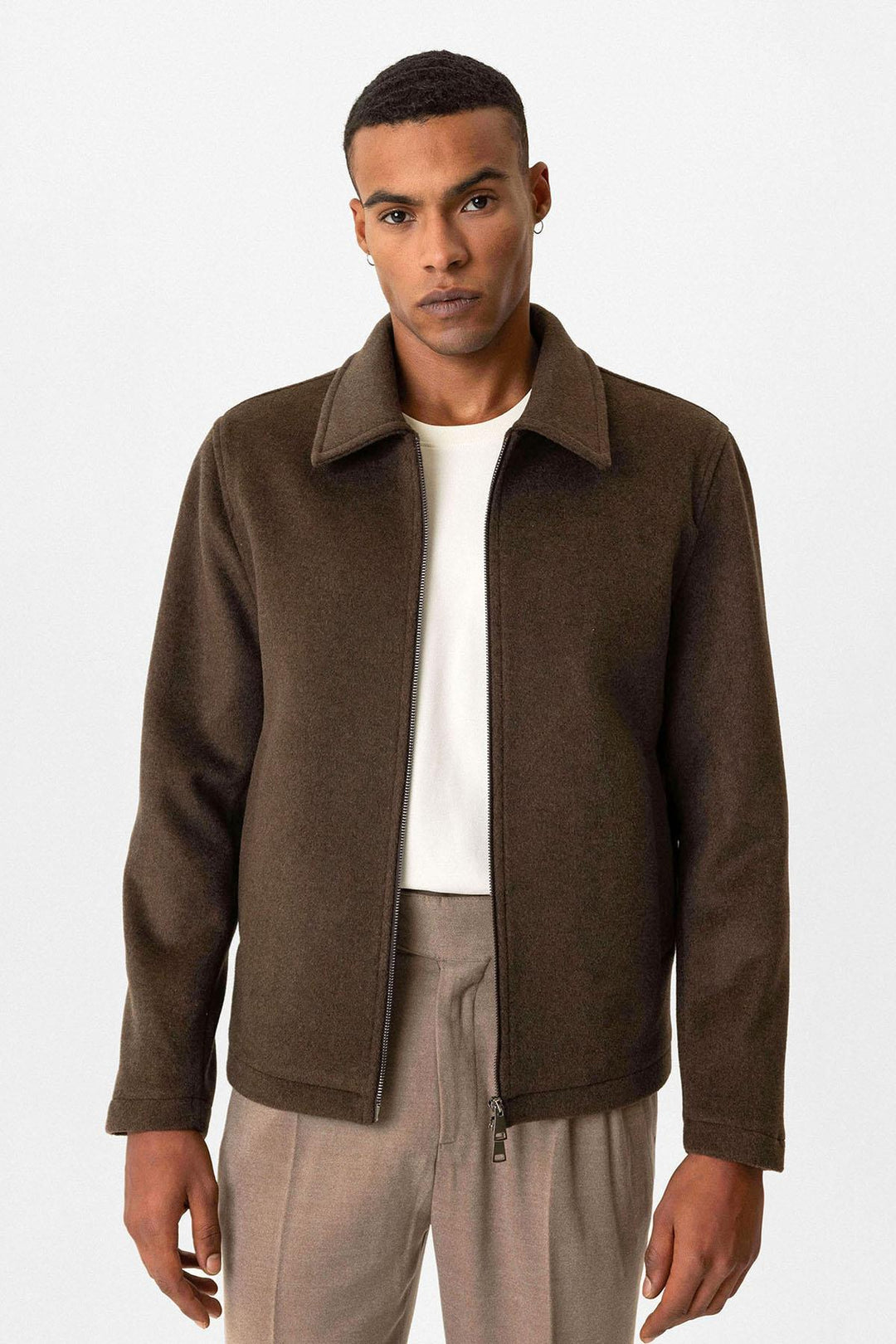 ANT Antioch Coffee Wool Blend Seasonal Men's Coat - St. Louis Park