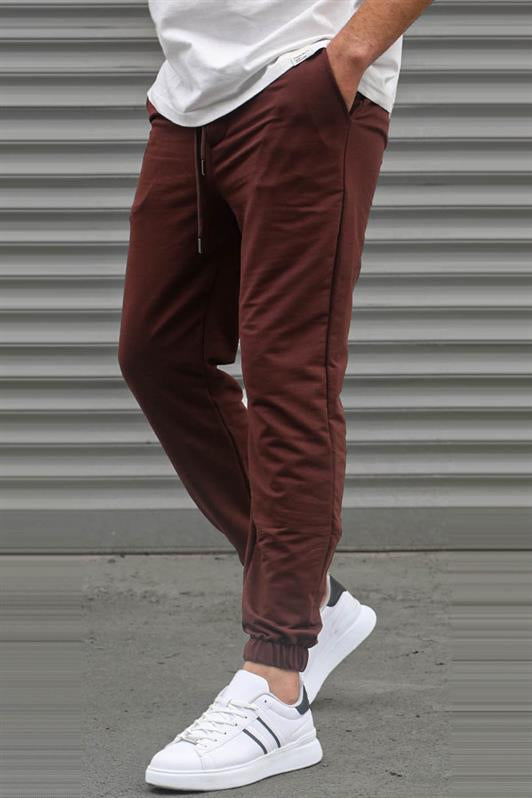 MDX Brown Basic Elastic Waist Men's Sweatpants 5494 - Pforzheim