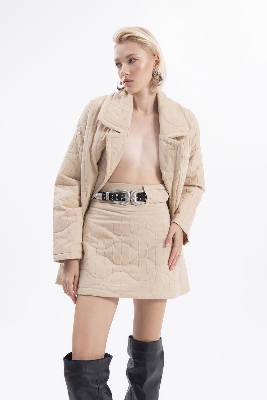 BSL Women Quilted mini skirt - La Spezia