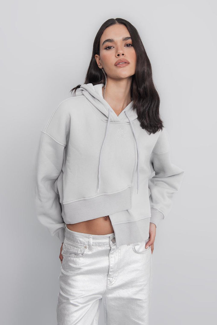 BSL Women Hooded Embroided Fleece Sweatshirt - Joué-lés-Tours