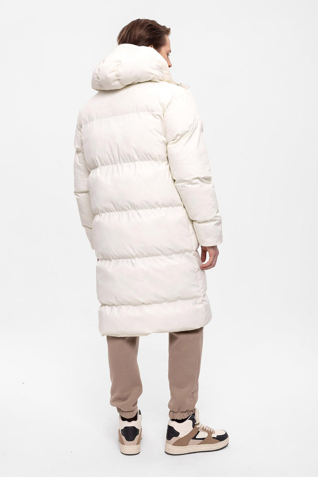 ANT Hooded Long Puffer Jacket - Basildon