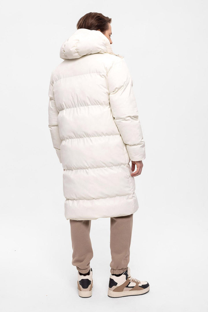 ANT Hooded Long Puffer Jacket - Basildon