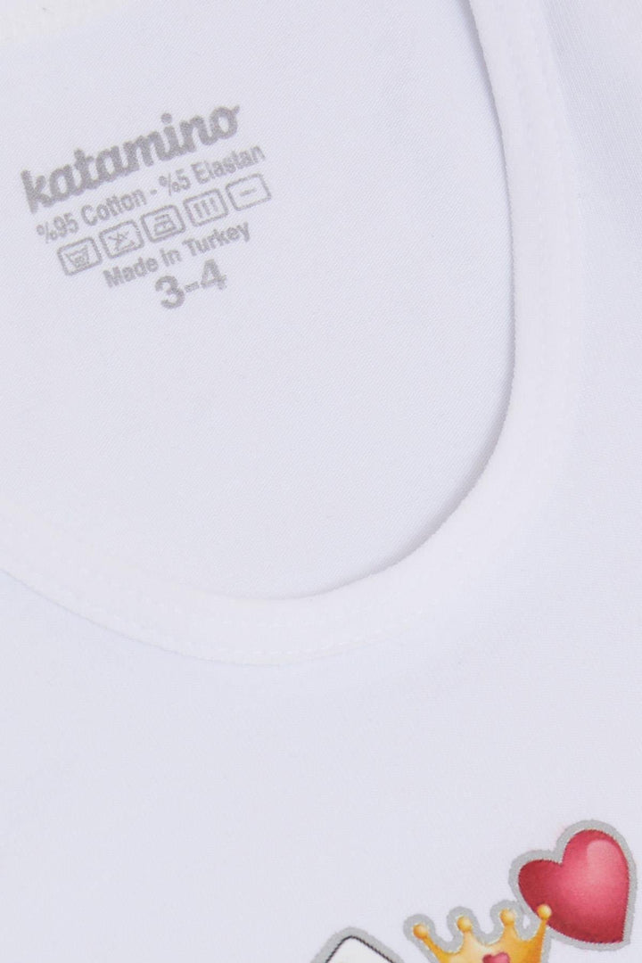 BRE Katamino Girl Child Athlete & Boxer Team Cute Dolphin Printed 30 Years, White - West New York