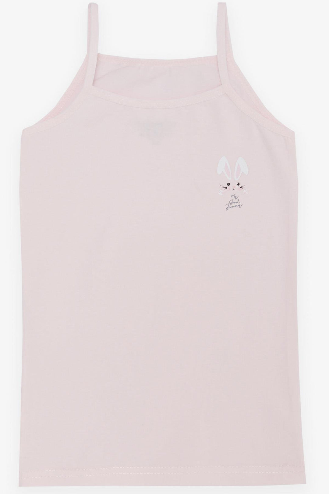 BRE Katamino Girl Child Athlete & Slip Set Cute Bunny Printed 1-8 Years, Pink - Actopan