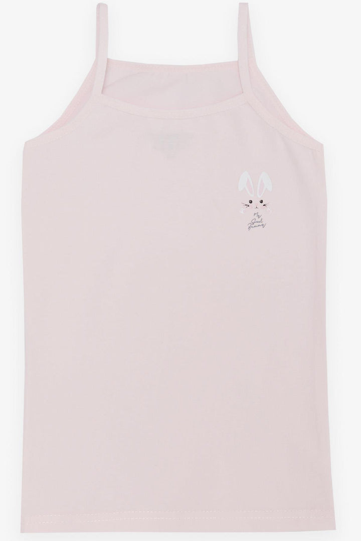 BRE Katamino Girl Child Athlete & Slip Set Cute Bunny Printed 1-8 Years, Pink - Actopan