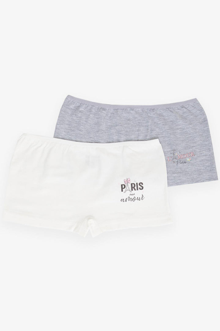 BRE Katamino Girl Child Boxer 2 Pieces Paris Printed 9-, Mixed Color - Tecomán