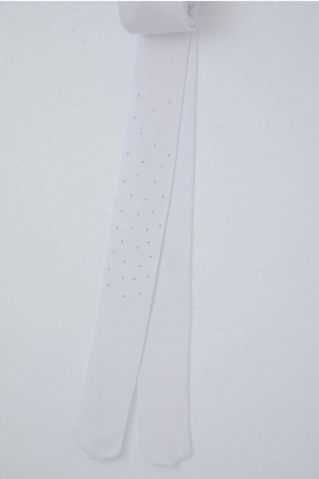 BRE Katamino Girl's Tights with Stone Accessories Textured 70 Years, Ecru - Apatzingan de la Constitucion