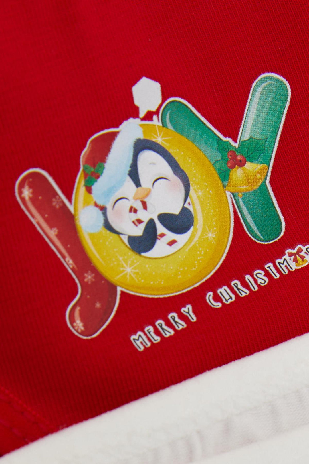 BRE Katamino Girl Child Slip 3 Pieces Christmas Themed Cute Penguin Printed 10 Years, Mixed Color - Estero