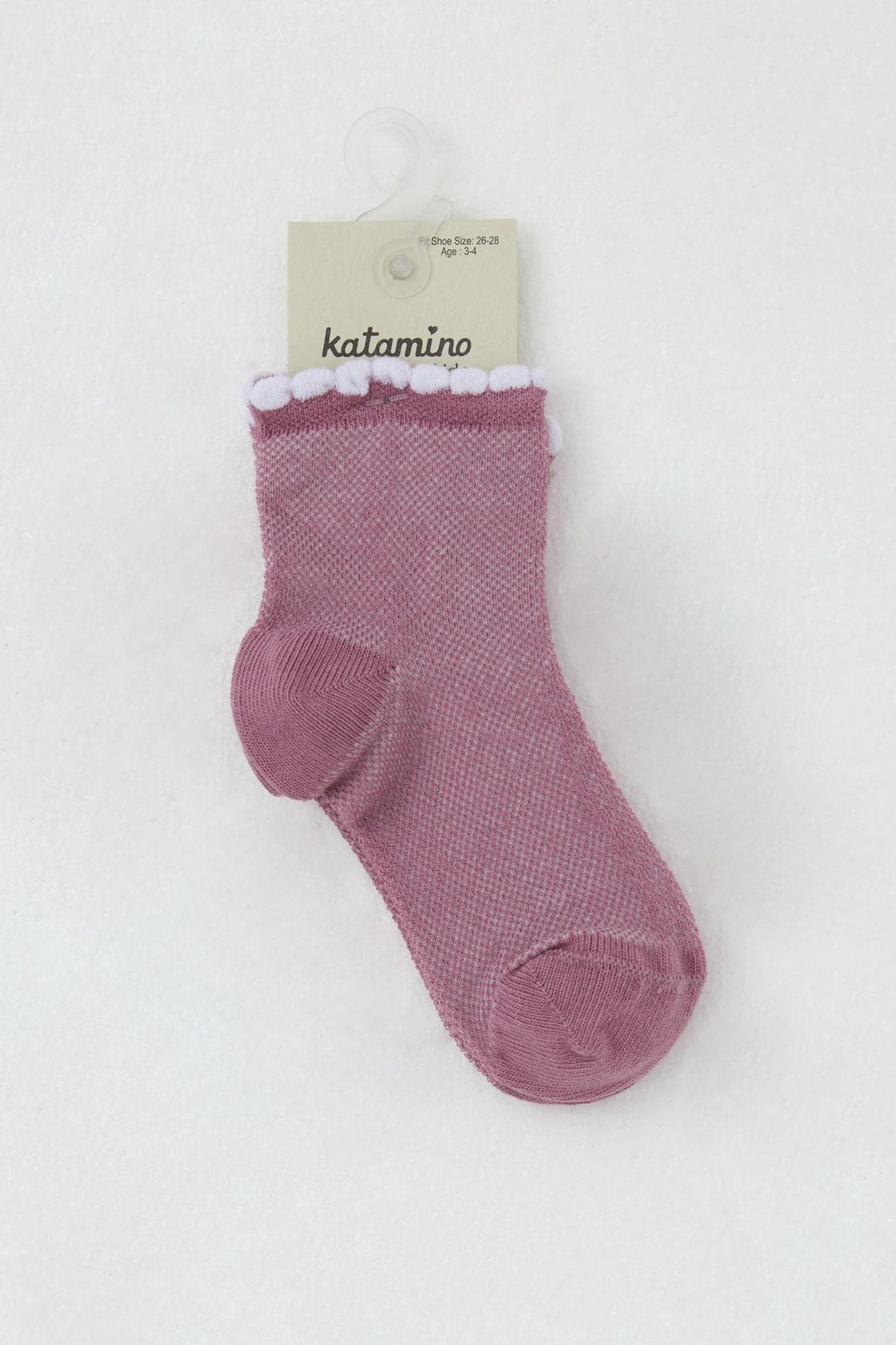 BRE Katamino Girl Child Socks Basic 1-6 Years, Pink - Ramos Arizpe