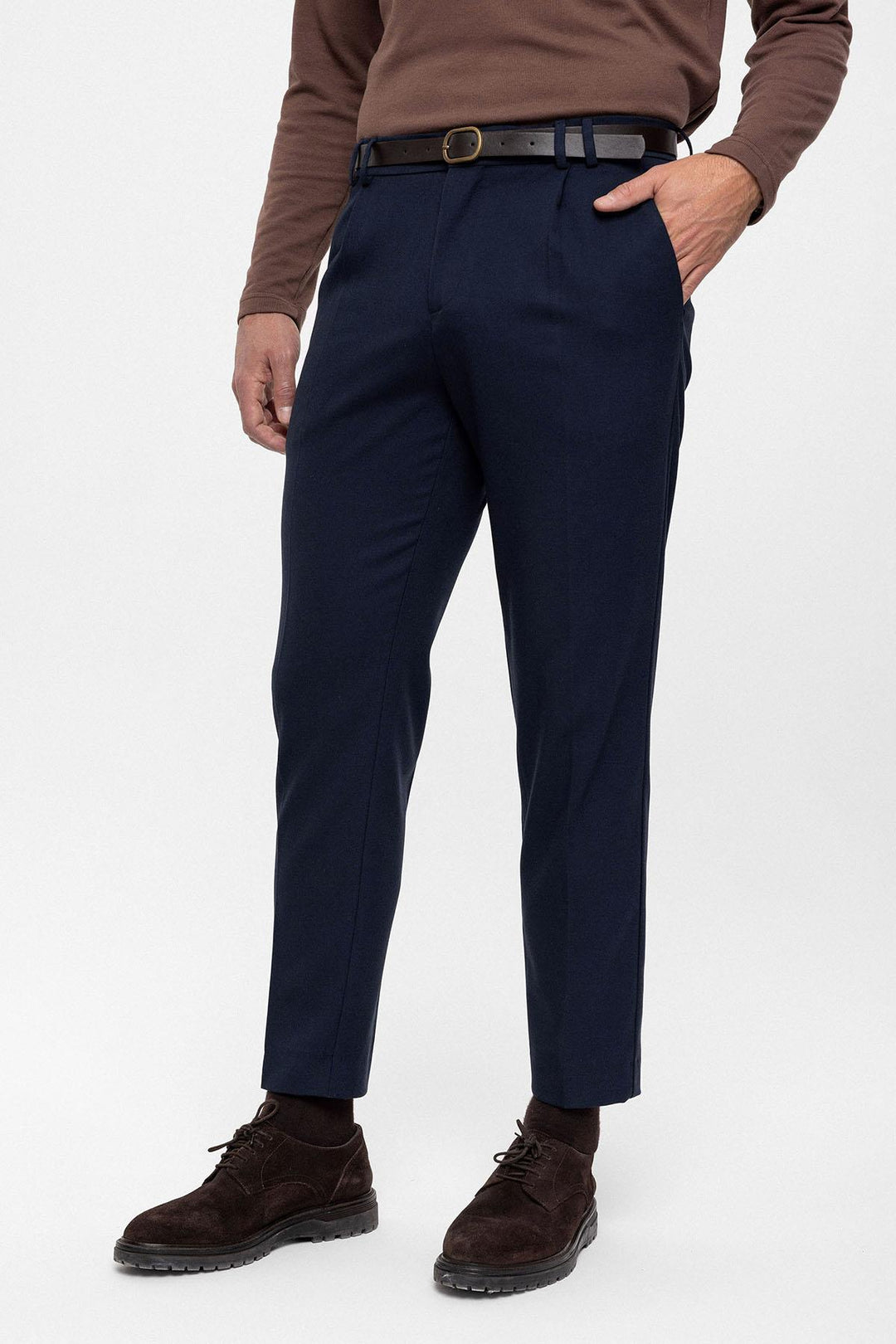 ANT Belted High Waist Men's Trousers - Springfield