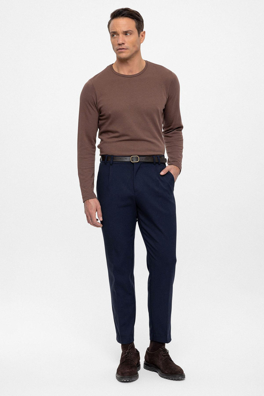 ANT Belted High Waist Men's Trousers - Springfield