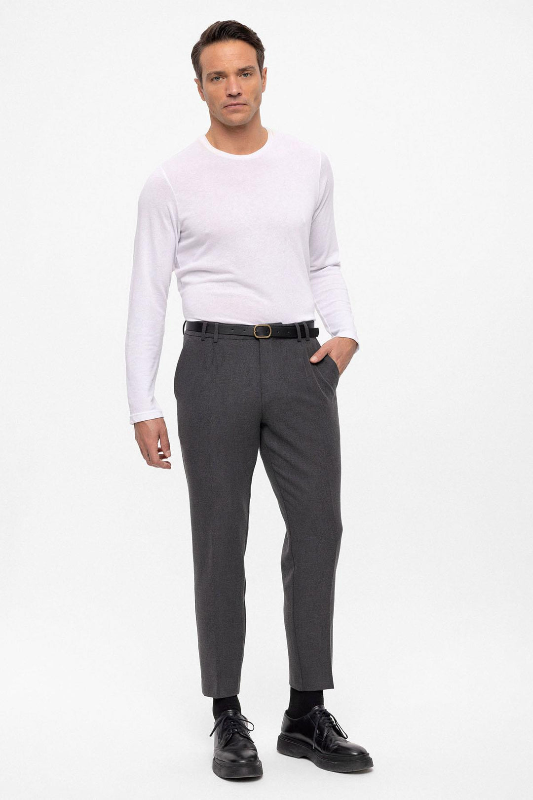 ANT Belted High Waist Men's Trousers - McMinnville