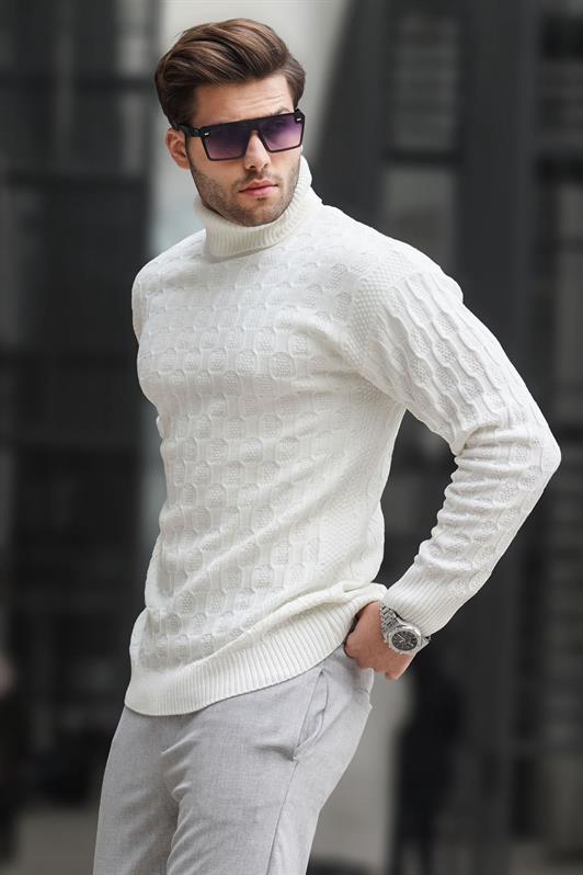 MDX Fisherman Collar Patterned Men's Sweater 6835 - Wythenshawe