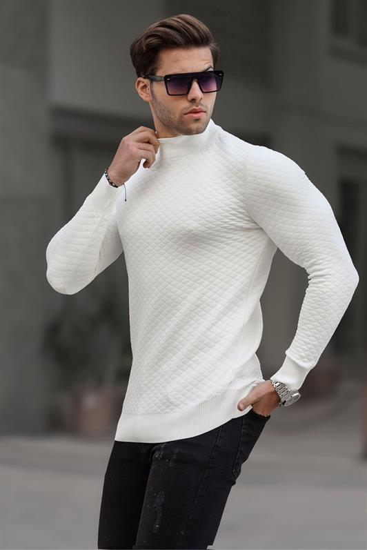 MDX Bone Fisherman Collar Men's Sweater 6857 - Washington