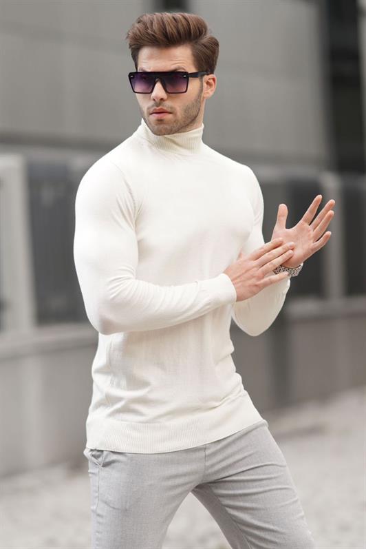 MDX Bone Fisherman Collar Men's Sweater 6809 - Santa Cruz Xoxocotlán