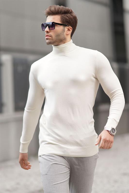 MDX Bone Fisherman Collar Men's Sweater 6809 - Santa Cruz Xoxocotlán