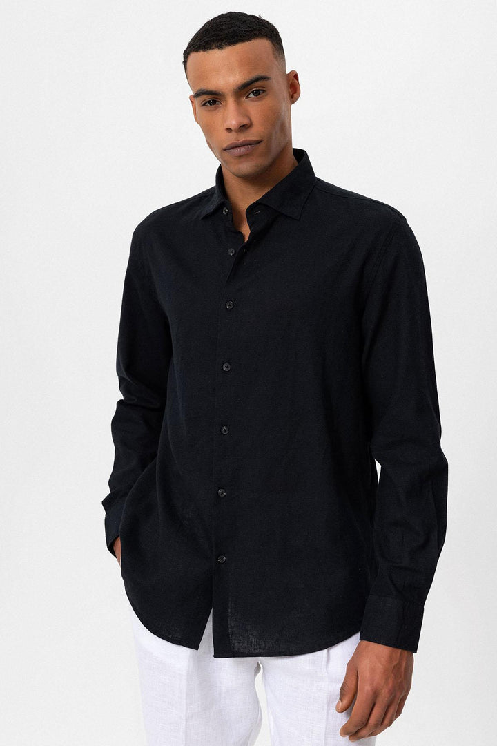 ANT Linen Blend Men's Shirt - Medicine Hat