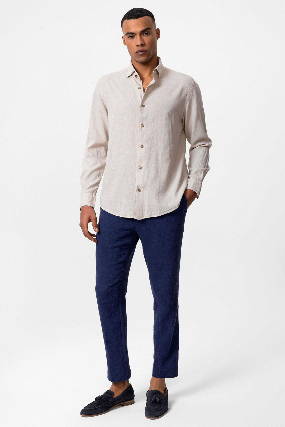 ANT Linen Blend Men's Shirt - La Huacana