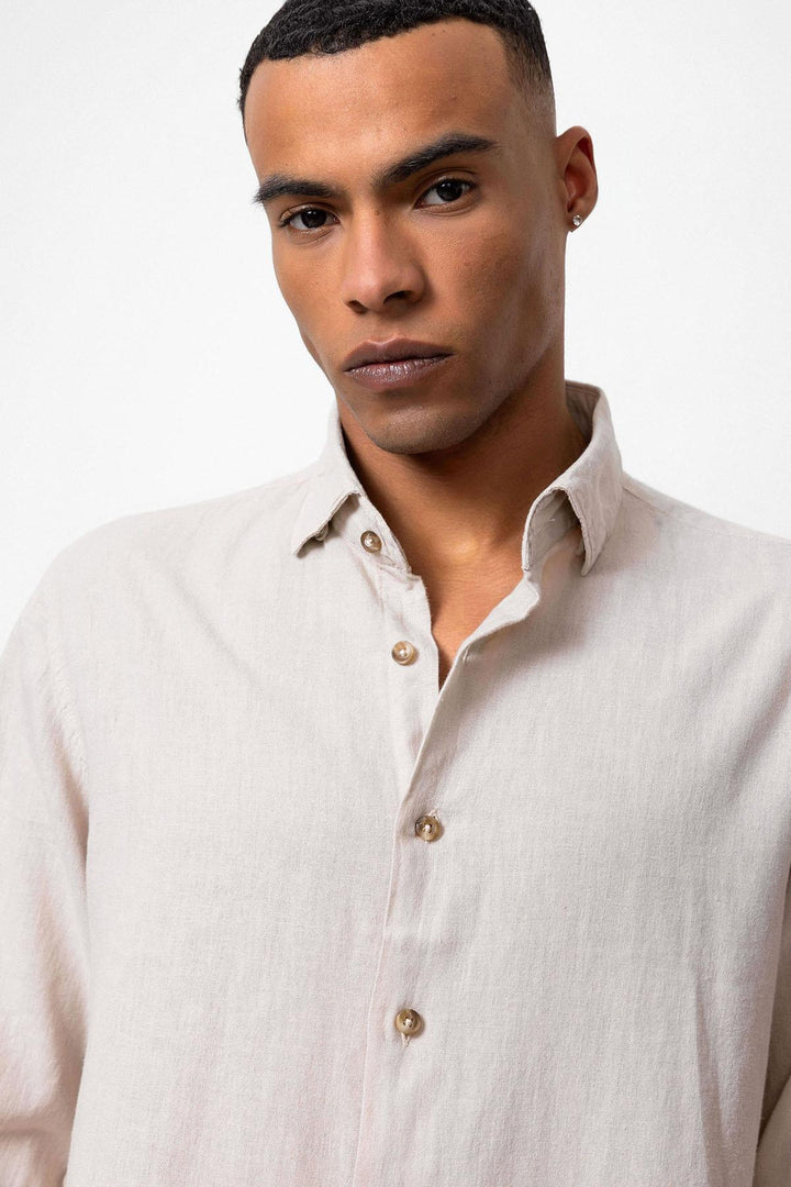 ANT Linen Blend Men's Shirt - La Huacana