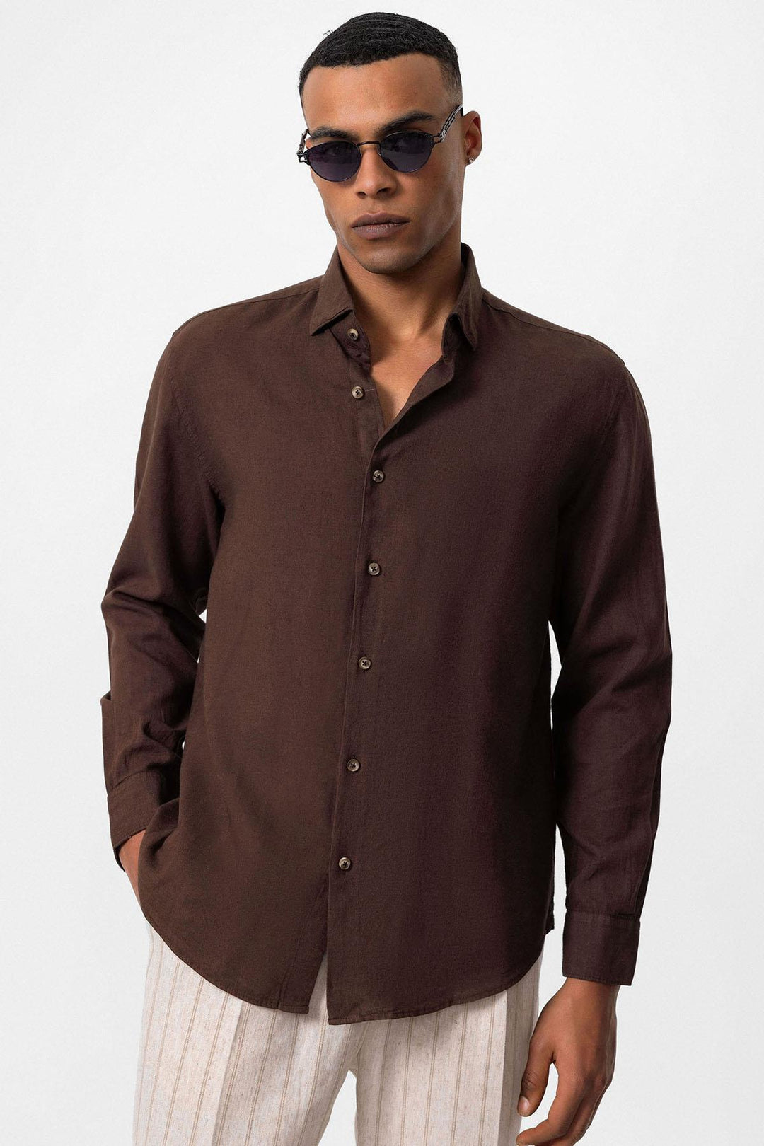 ANT Linen Blend Men's Shirt - West Allis