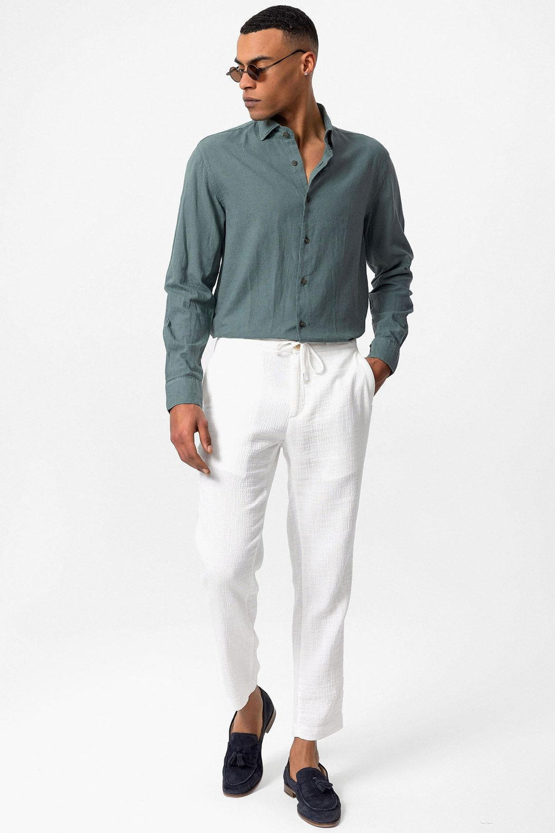 ANT Linen Blend Men's Shirt - Pearland