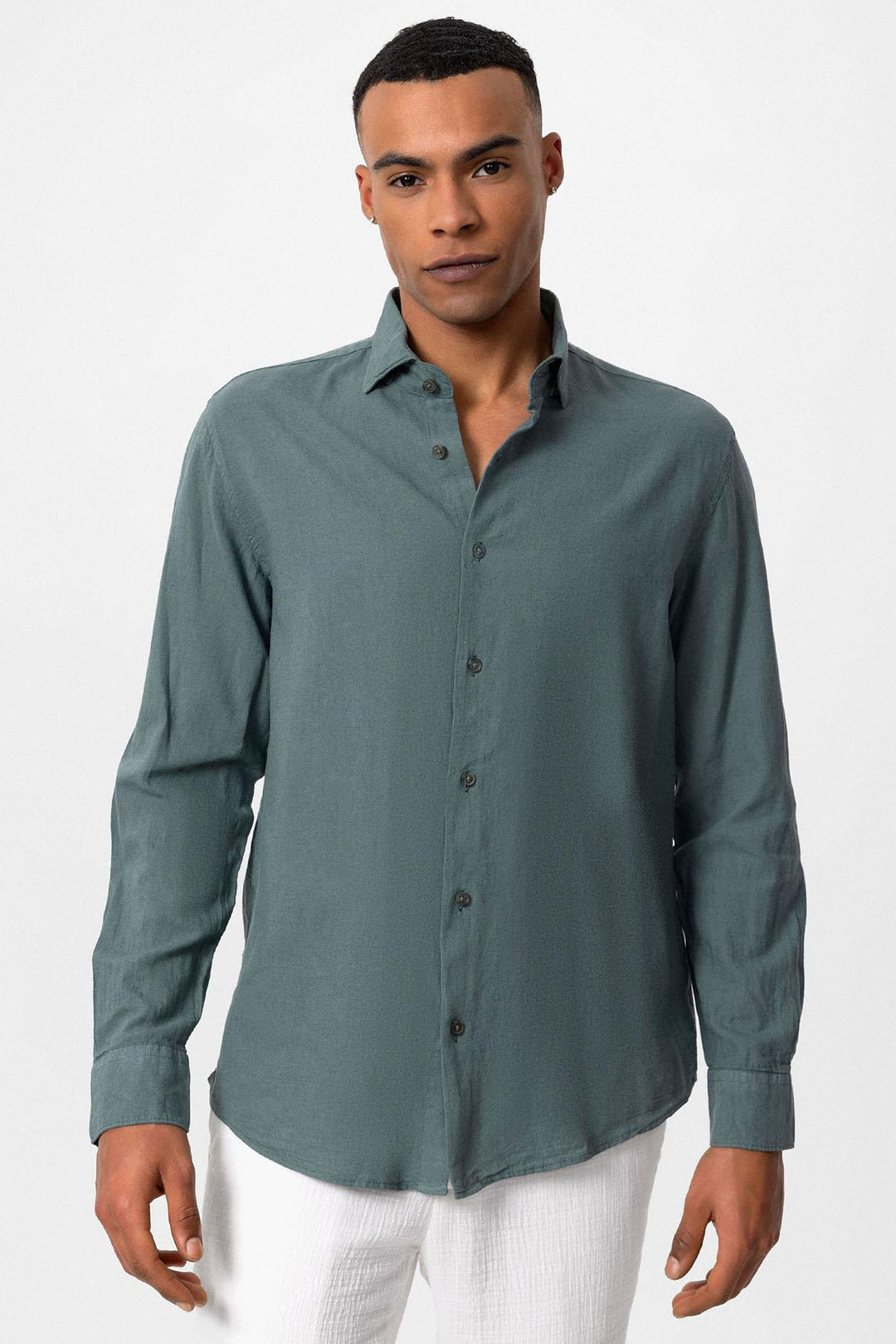 ANT Linen Blend Men's Shirt - Pearland