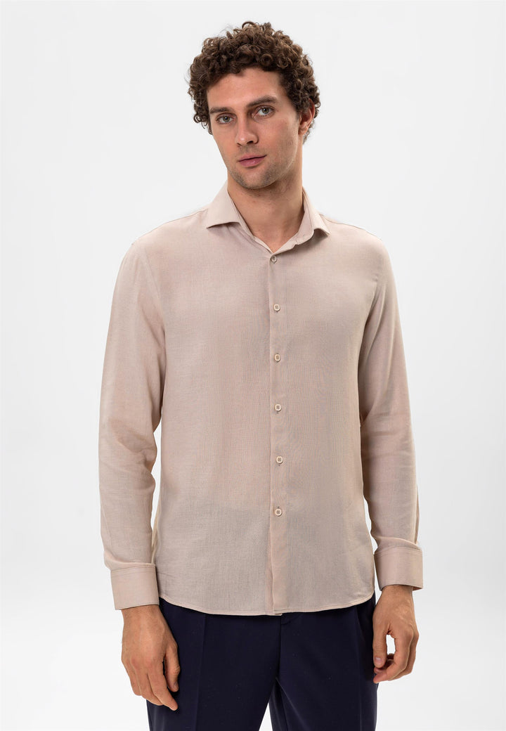 ANT Linen Blended Relax Fit Men's Shirt - Polatsk