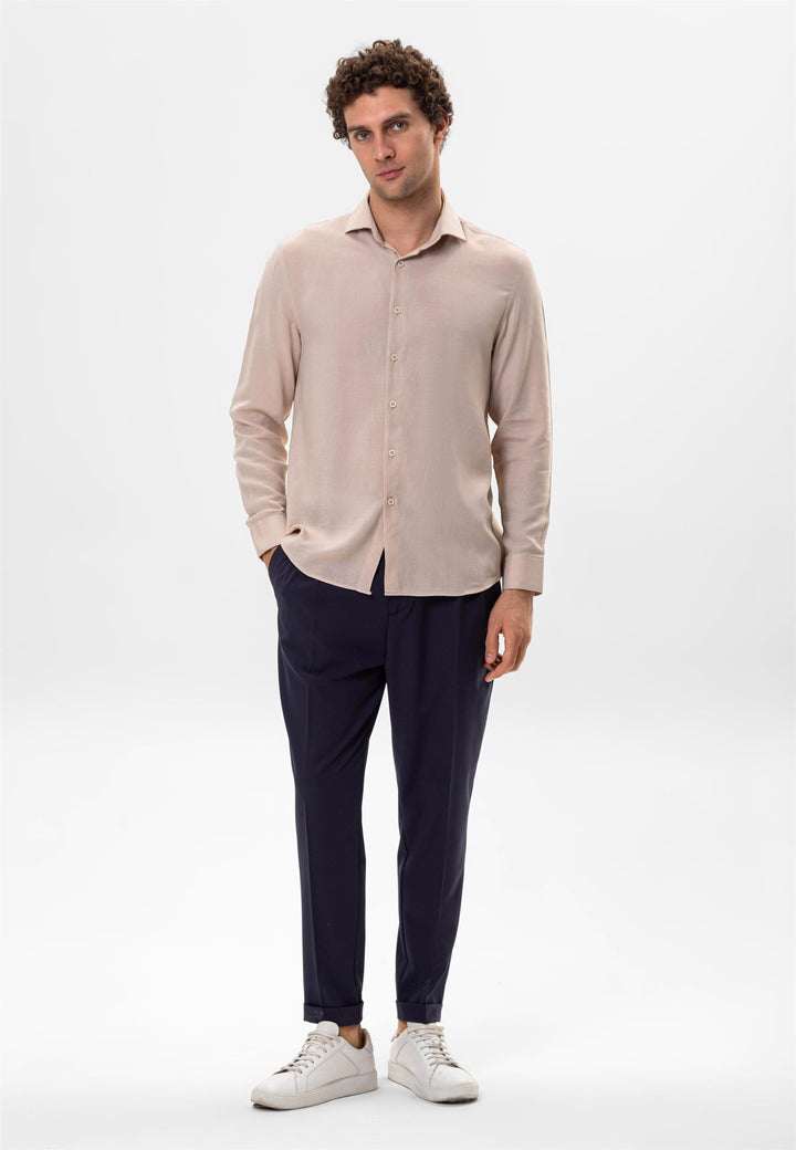 ANT Linen Blended Relax Fit Men's Shirt - Polatsk