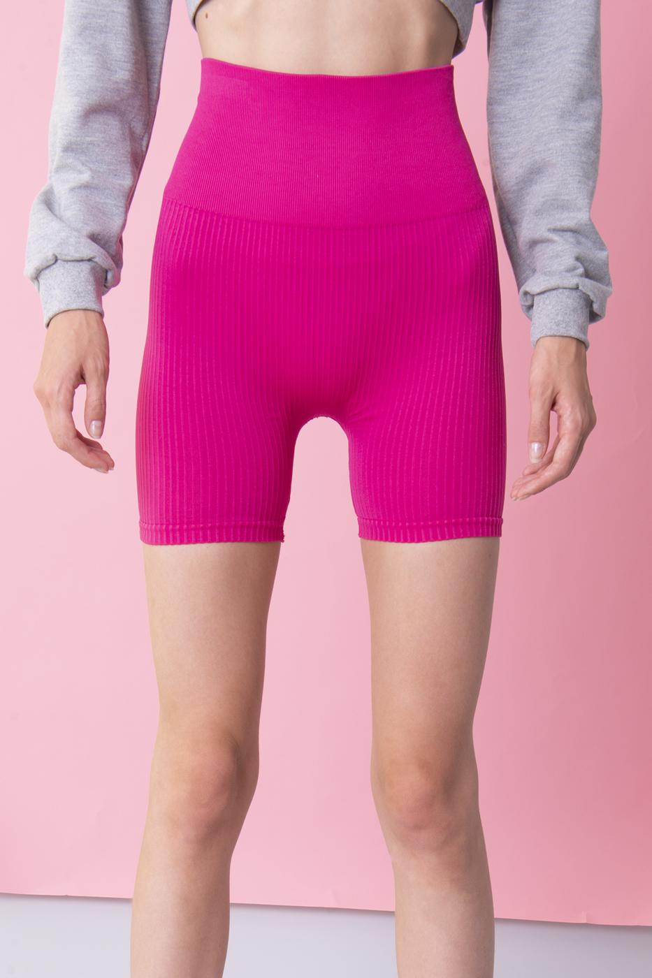 BSL Women Rib Knit Capri Sports Leggings - Dessau-Rosslau