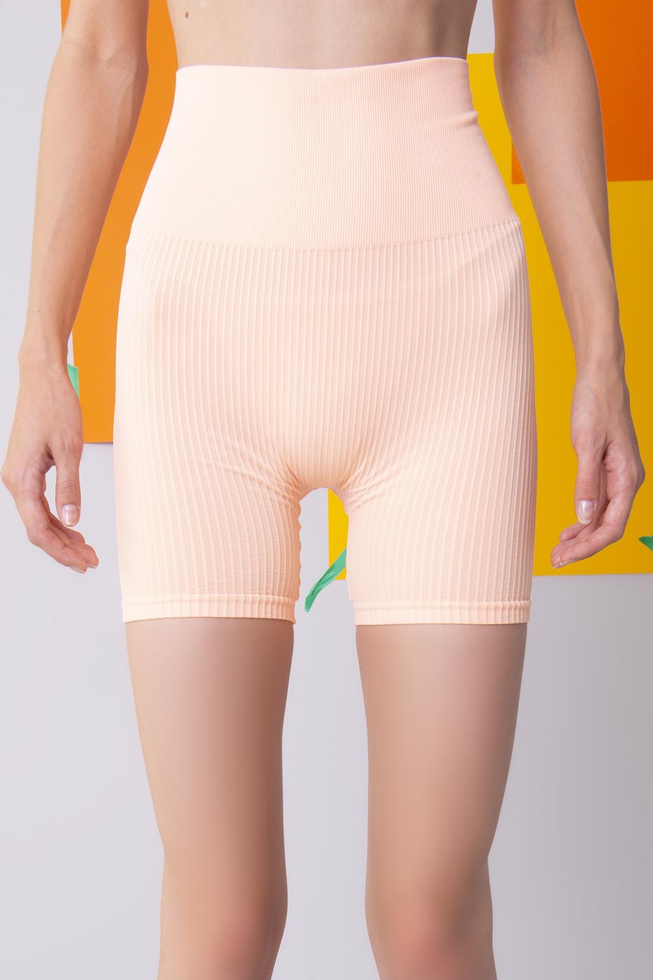 BSL Women Rib Knit Capri Sports Leggings - Cihuatlán