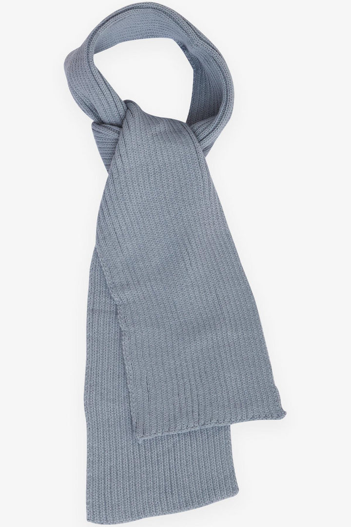 BRE Kitty Girl Child Scarf Hat Set 3 Piece Pom Pom Embroidered 4-8 Years, Gray - Chesterfield