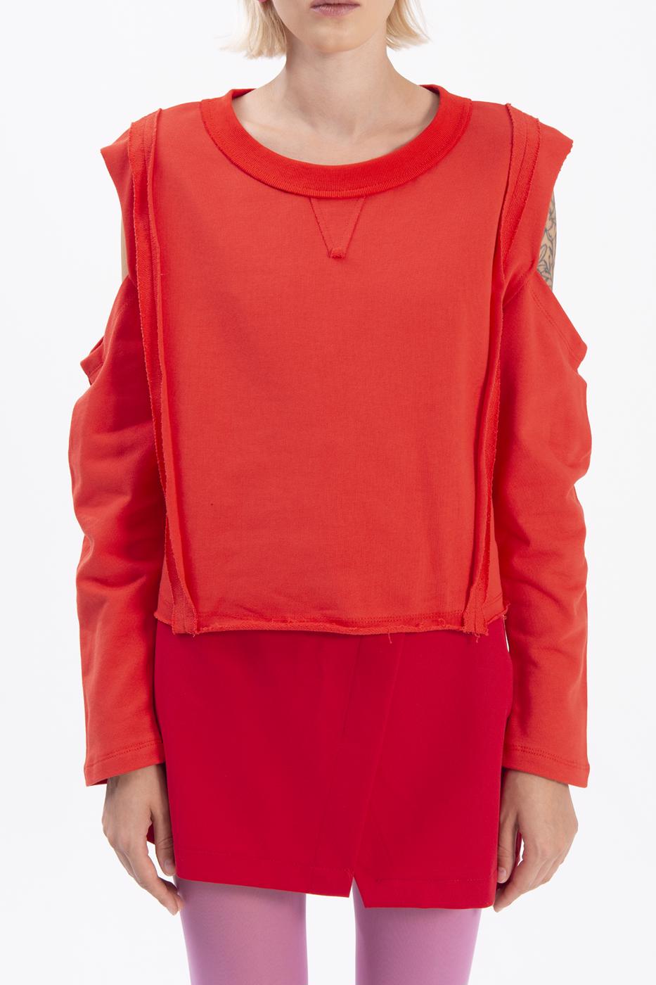 BSL Women Sleeve cut out sweatshirt - Berriozábal